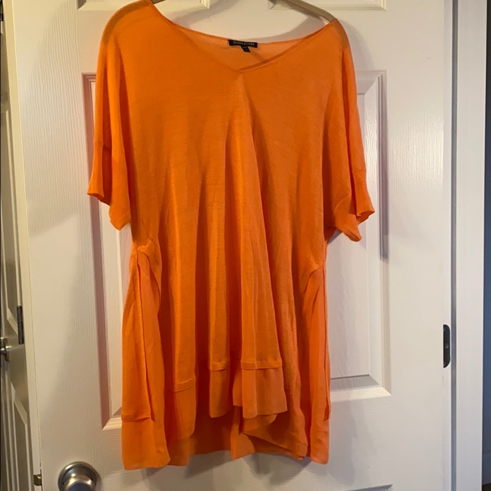 Eileen Fisher lightweight sweater 100% silk